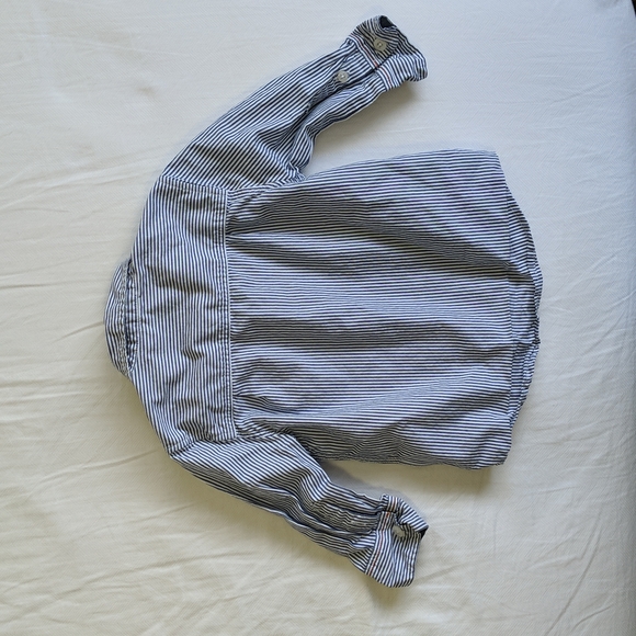 Hugo Boss striped collared button down dress shirt 12 months baby boy - Picture 7 of 7